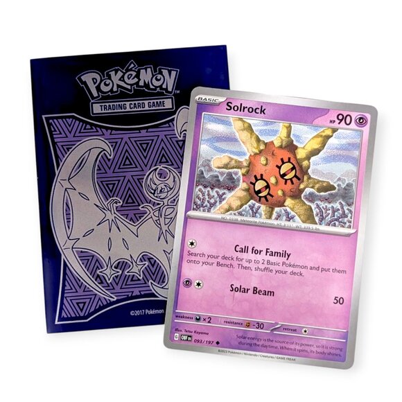 Obsidian Flames Pokemon Card (AX44): Solrock 093/197 - Picture 1 of 2